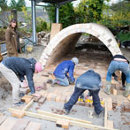 The base of the damper and chimney